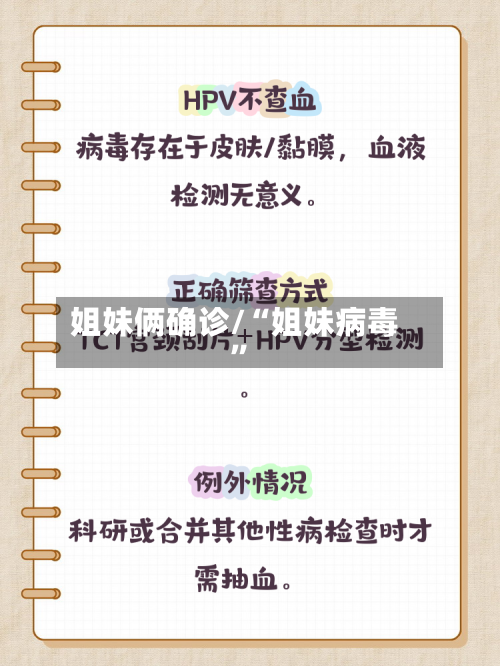 姐妹俩确诊/“姐妹病毒”-第3张图片