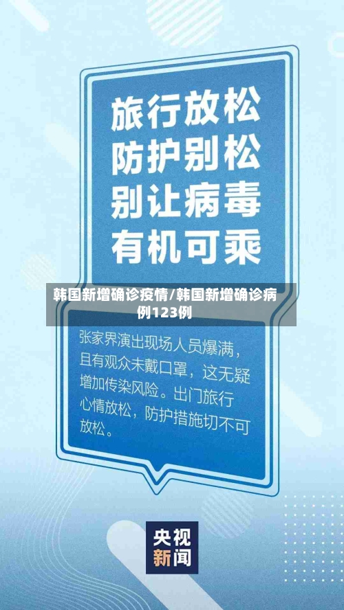 韩国新增确诊疫情/韩国新增确诊病例123例-第2张图片