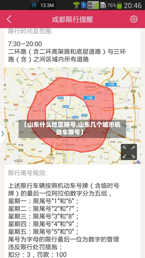 【山东什么地区限号,山东几个城市机动车限号】-第2张图片
